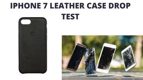 iphone 7 leather case drop test|apple iphone leather case quality.